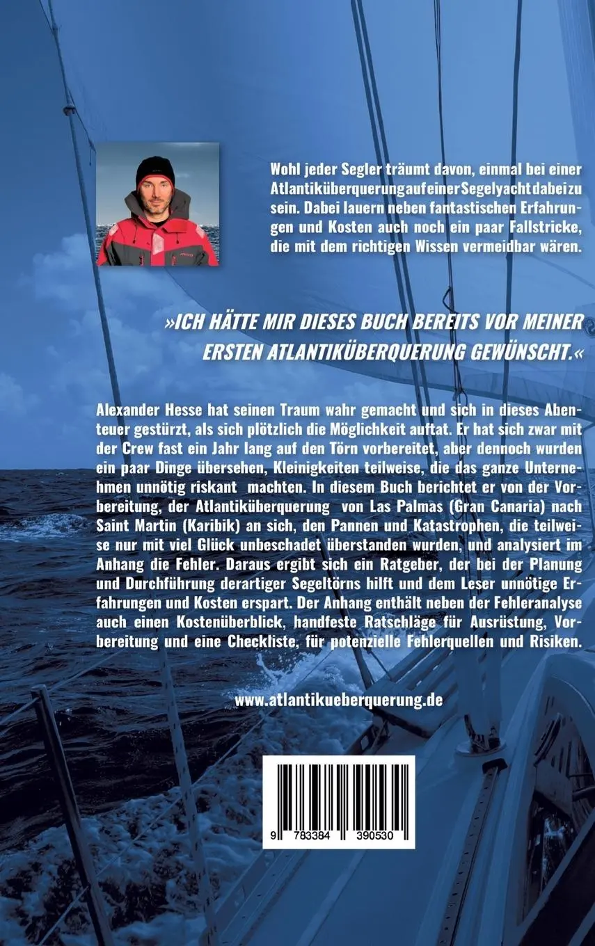 Rückseite: 9783384390530 | Atlantiküberquerung | Alexander Hesse | Buch | 424 S. | Deutsch | 2024