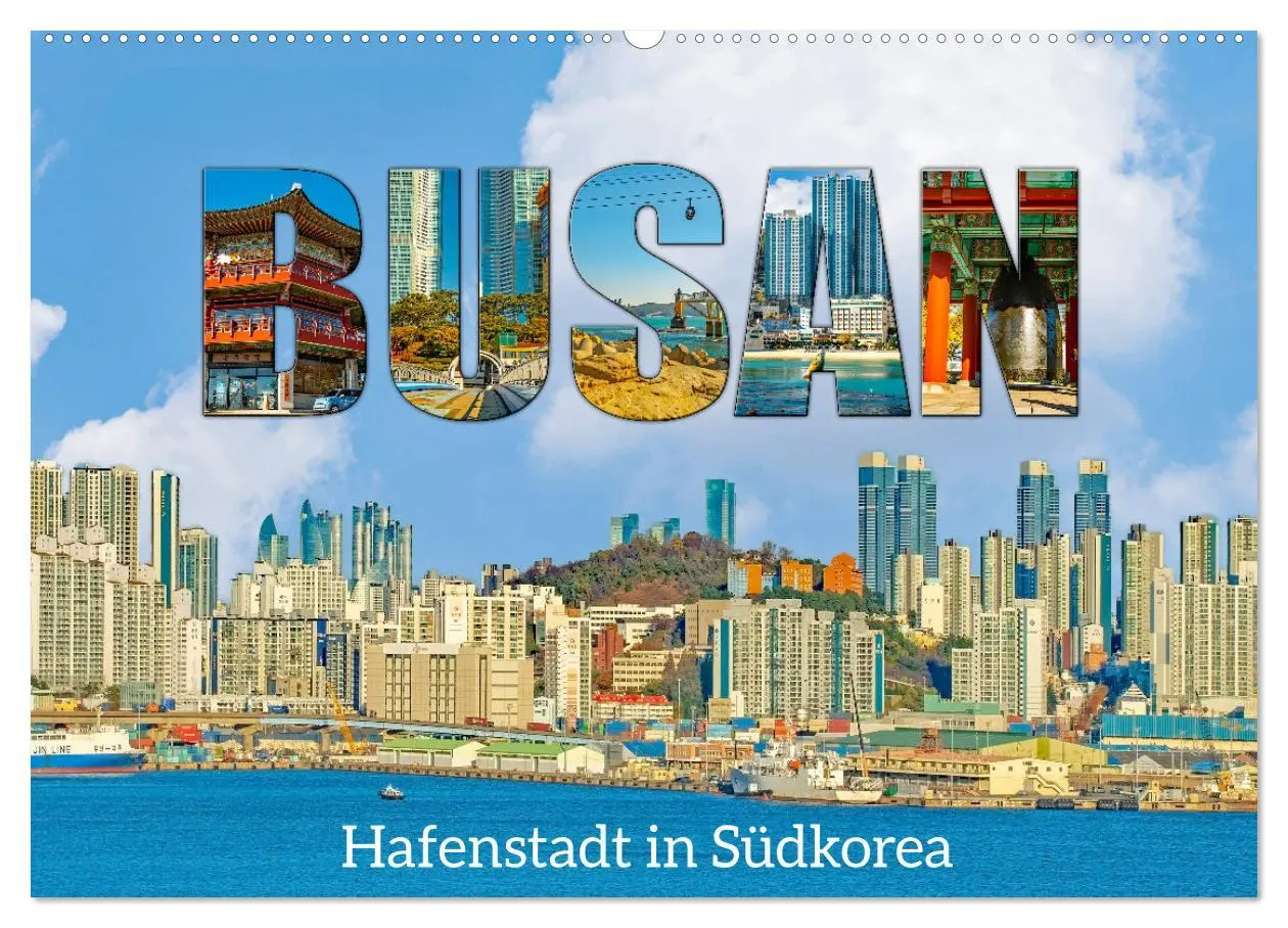 Cover: 9783457410530 | Busan - Hafenstadt in Südkorea (Wandkalender 2026 DIN A2 quer),...