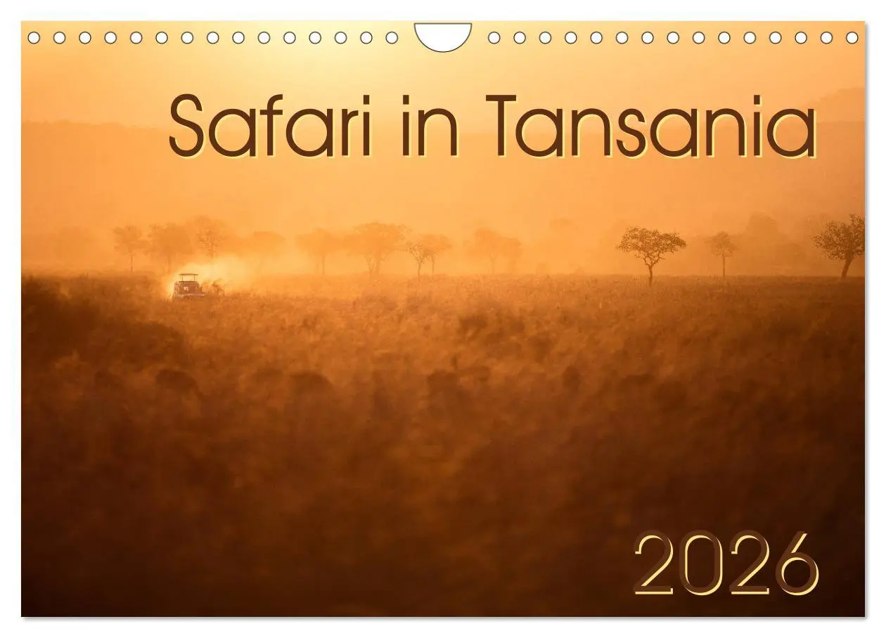 Cover: 9783457890530 | Safari in Tansania (Wandkalender 2026 DIN A4 quer), CALVENDO...