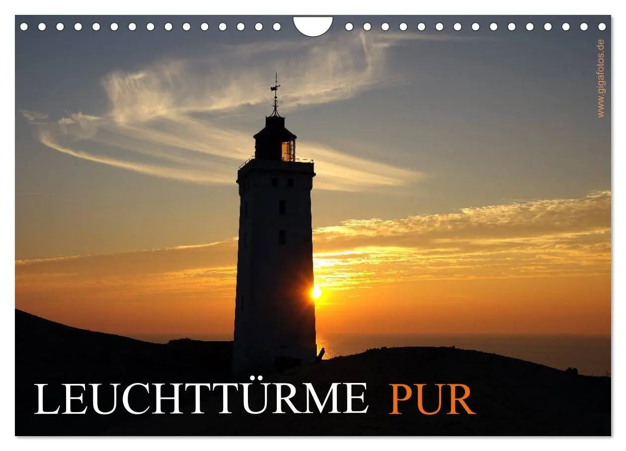 Cover: 9783516120530 | Leuchttürme PUR (Wandkalender 2026 DIN A4 quer), CALVENDO...