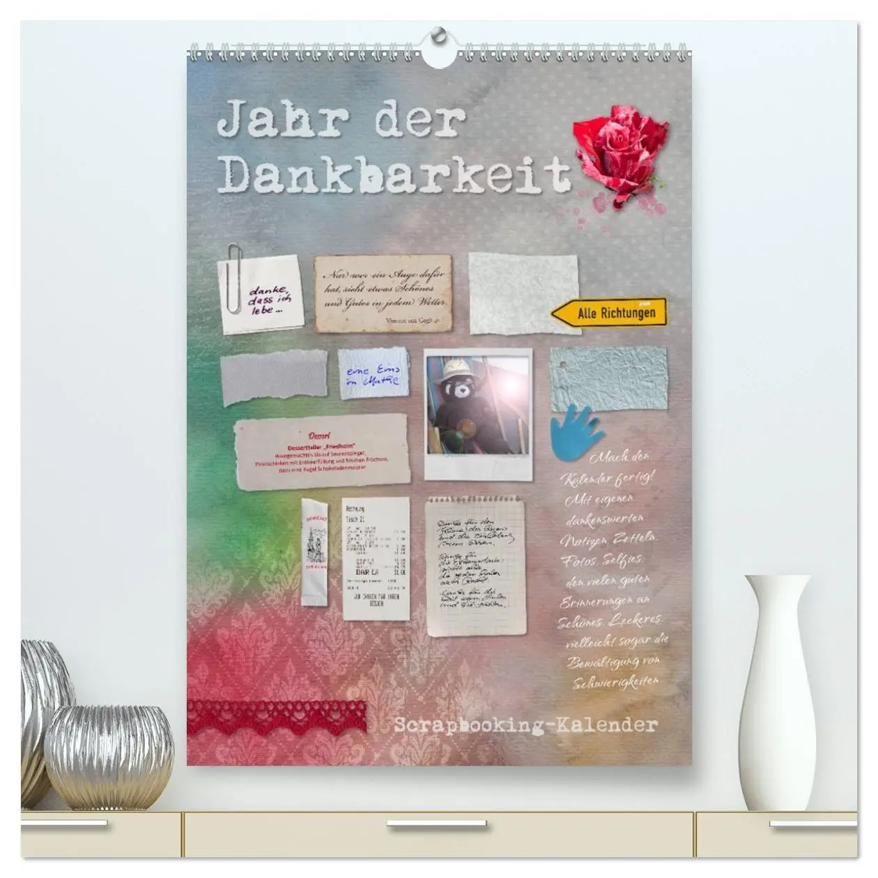 Cover: 9783516430530 | Jahr der Dankbarkeit - Scrapbooking-Kalender (hochwertiger Premium...