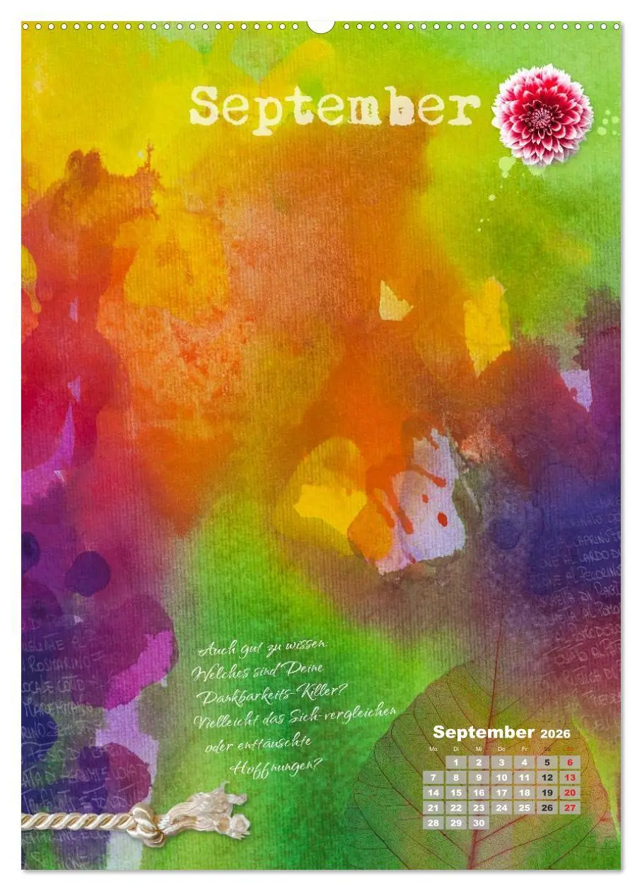 Bild: 9783516430530 | Jahr der Dankbarkeit - Scrapbooking-Kalender (hochwertiger Premium...