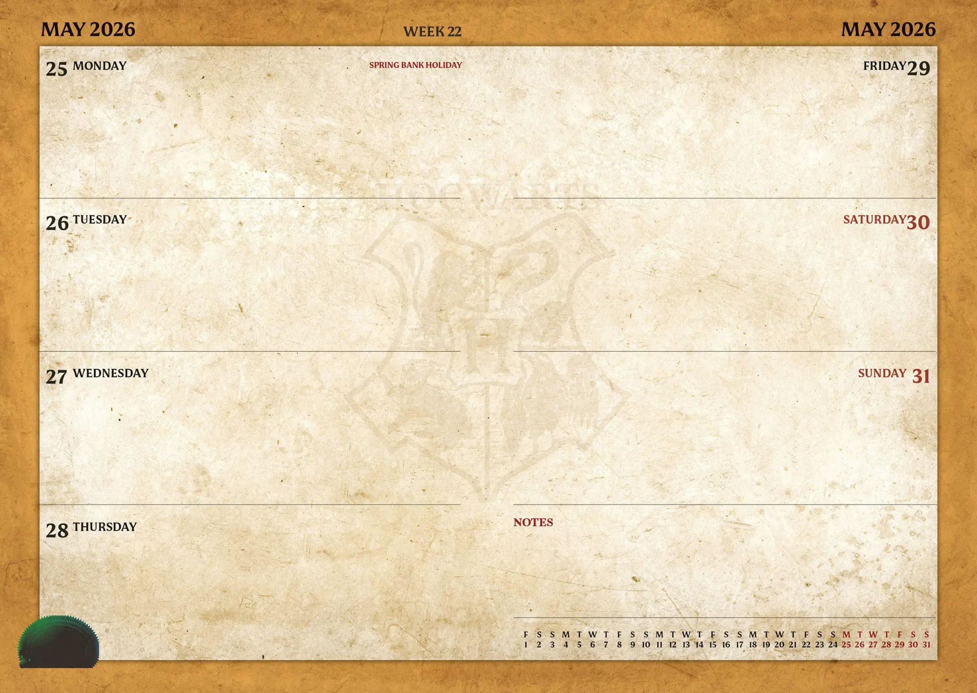 Bild: 9783803530530 | Harry Potter - A5-Tischkalender 2026 | Danilo Promotion Ltd | Kalender