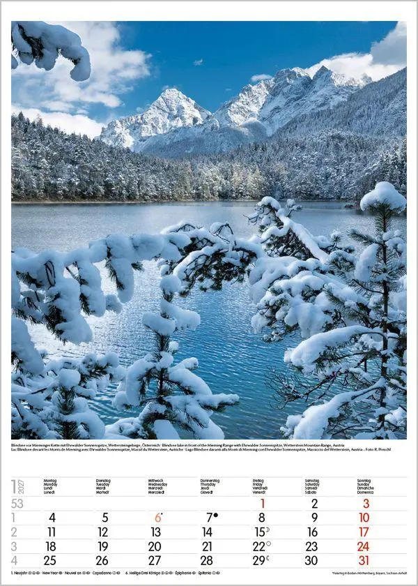 Bild: 9783819300530 | Alpen 2027 | Wandkalender mit Fotos von den Alpen. Format 30 x 42 cm.