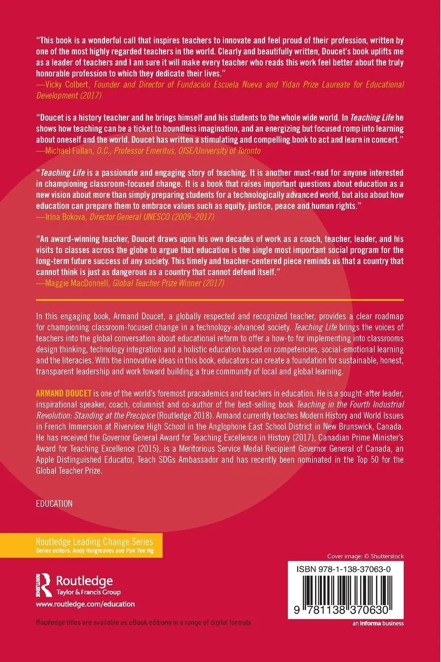 Rückseite: 9781138370630 | Teaching Life | Our Calling, Our Choices, Our Challenges | Doucet