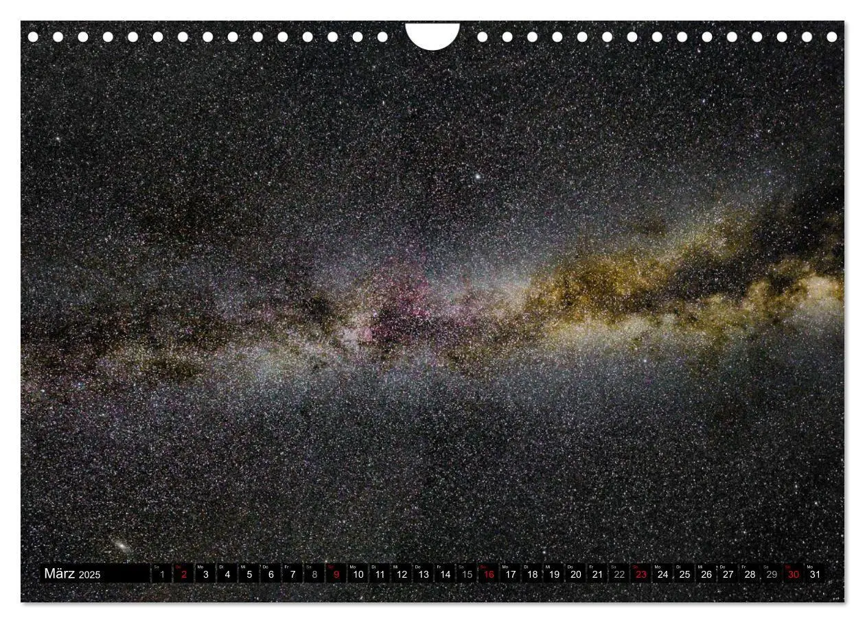 Bild: 9783383840630 | Wunder der Milchstraße (Wandkalender 2025 DIN A4 quer), CALVENDO...