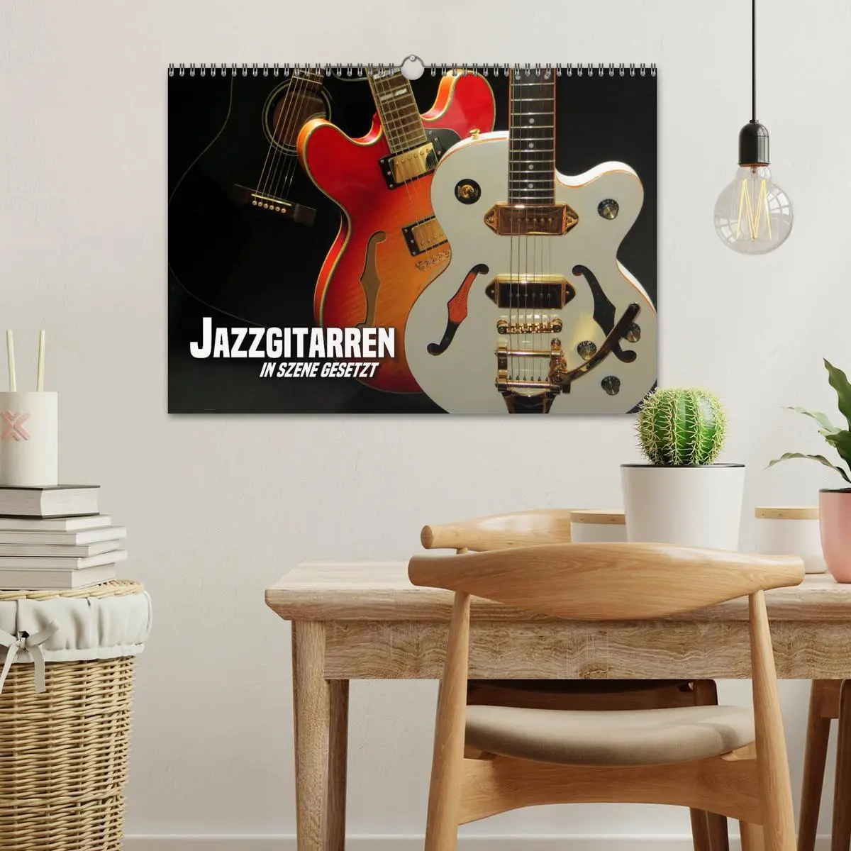 Bild: 9783457950630 | JAZZGITARREN in Szene gesetzt (Wandkalender 2026 DIN A3 quer),...