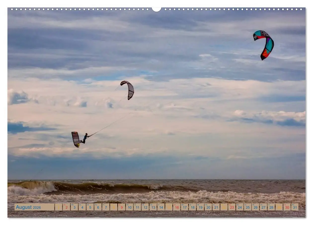 Bild: 9783516040630 | Kitesurfen - über den Wellen (hochwertiger Premium Wandkalender...