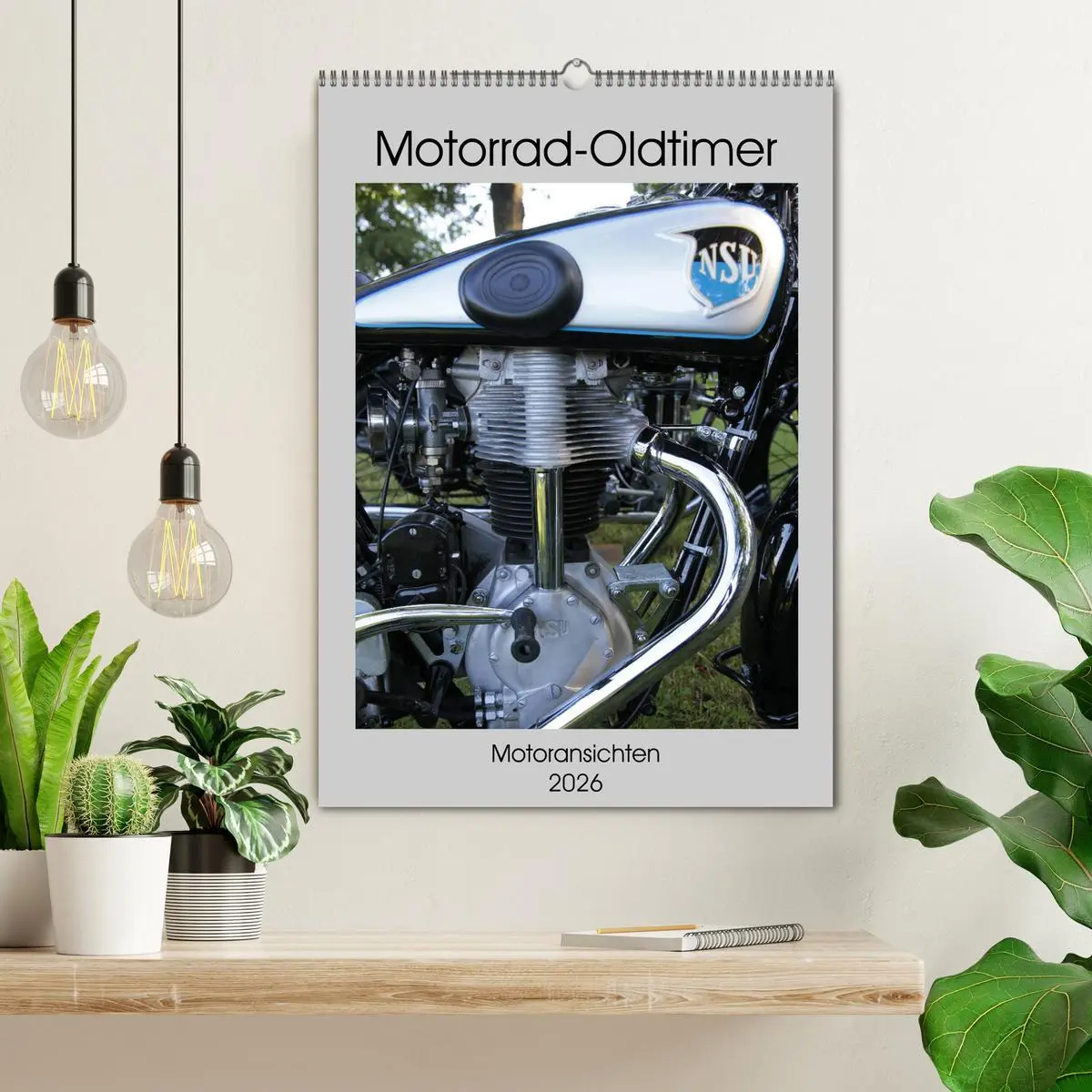 Bild: 9783516420630 | Motorrad Oldtimer - Motoransichten (Wandkalender 2026 DIN A2 hoch),...