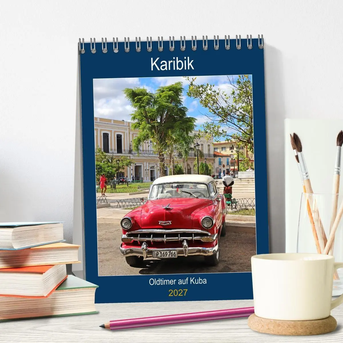 Bild: 9783569680630 | KARIBIK Oldtimer auf Kuba (Tischkalender 2027 DIN A5 hoch),...