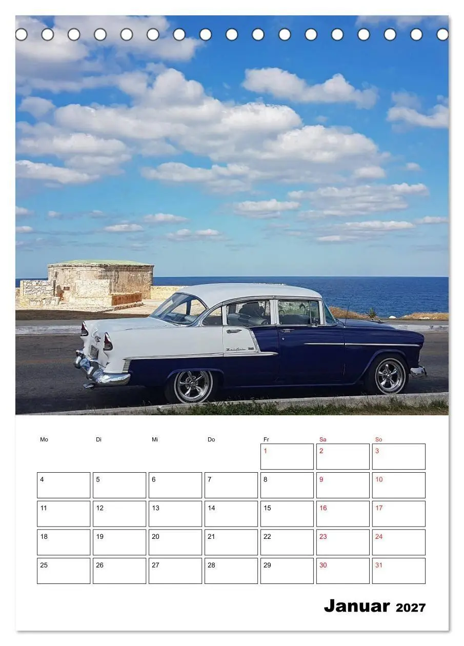 Bild: 9783569680630 | KARIBIK Oldtimer auf Kuba (Tischkalender 2027 DIN A5 hoch),...