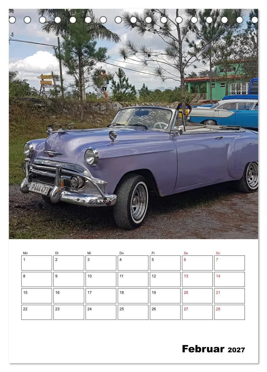 Bild: 9783569680630 | KARIBIK Oldtimer auf Kuba (Tischkalender 2027 DIN A5 hoch),...