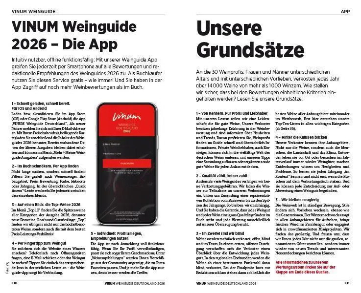 Bild: 9783989510630 | Vinum Weinguide Deutschland 2026 | Matthias F/Scholl, Harald Mangold