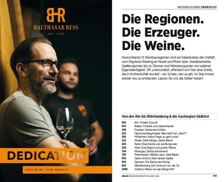 Bild: 9783989510630 | Vinum Weinguide Deutschland 2026 | Matthias F/Scholl, Harald Mangold