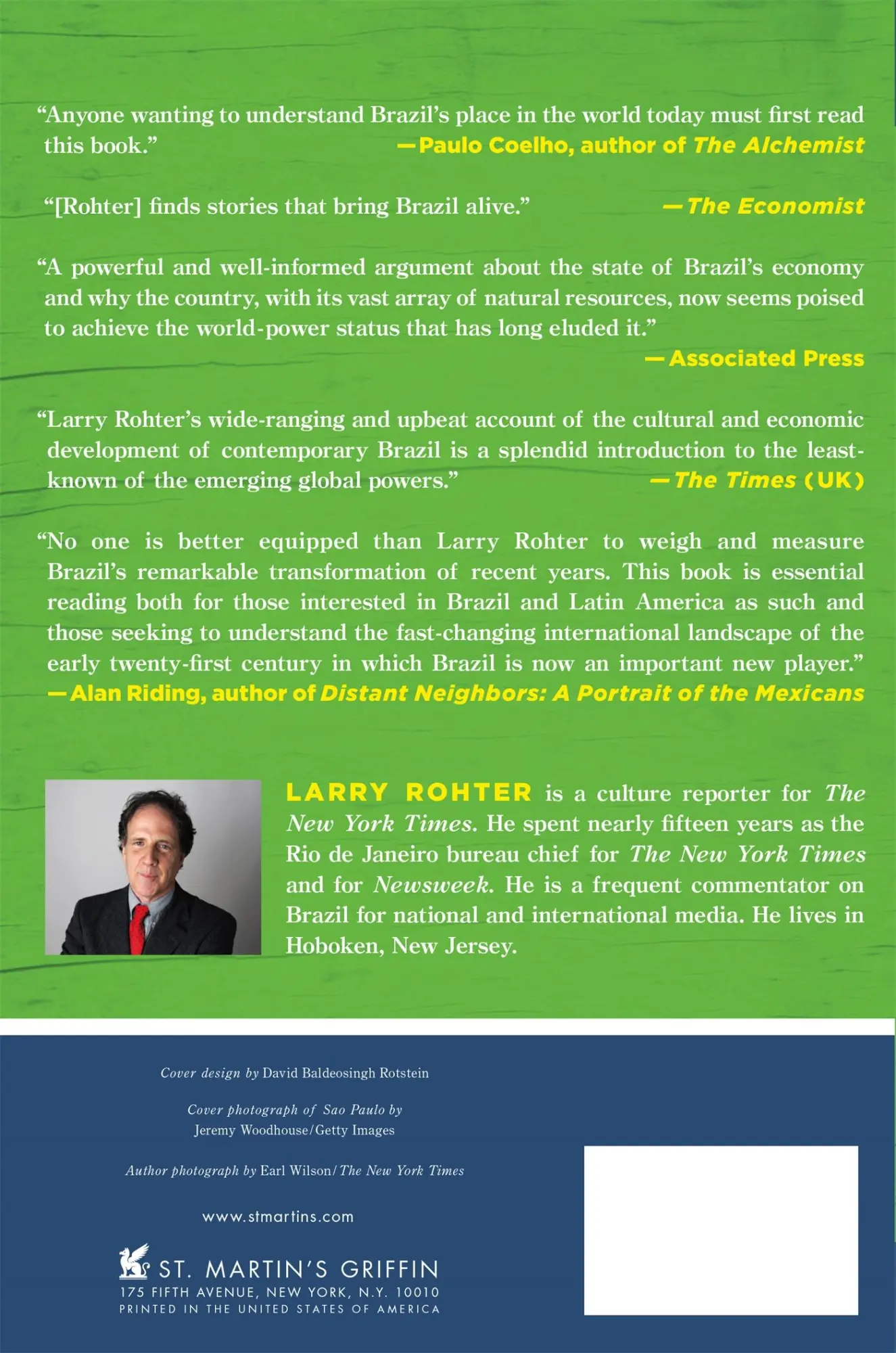 Rückseite: 9780230120730 | Brazil on the Rise | Larry Rohter | Taschenbuch | Englisch | 2012