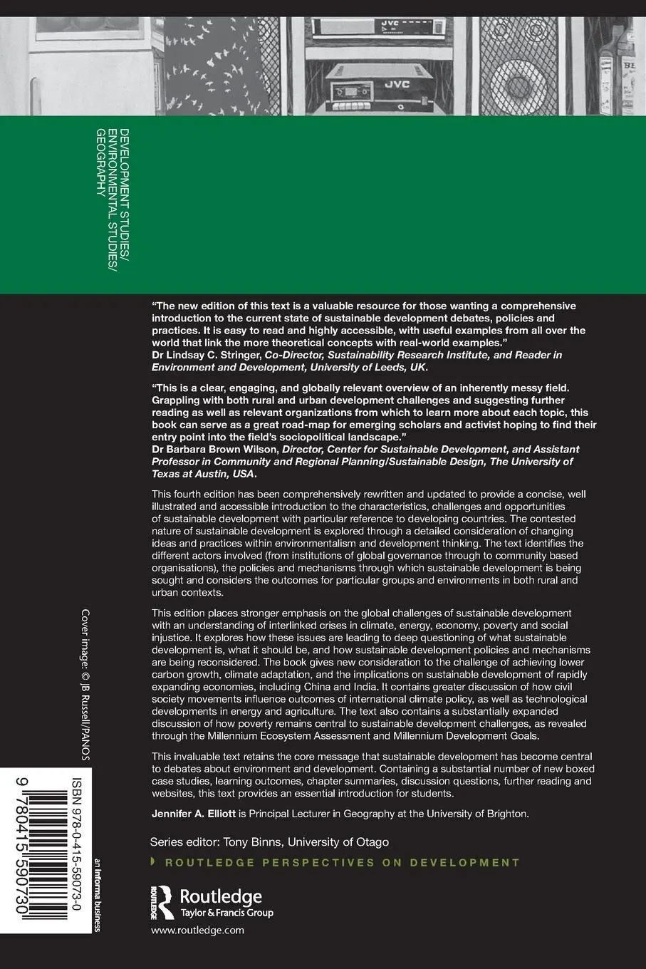 Rückseite: 9780415590730 | An Introduction to Sustainable Development | Jennifer Elliott | Buch
