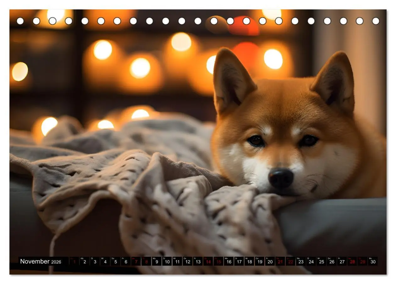 Bild: 9783457490730 | Shiba Inu - Stolz und Anmut (Tischkalender 2026 DIN A5 quer),...
