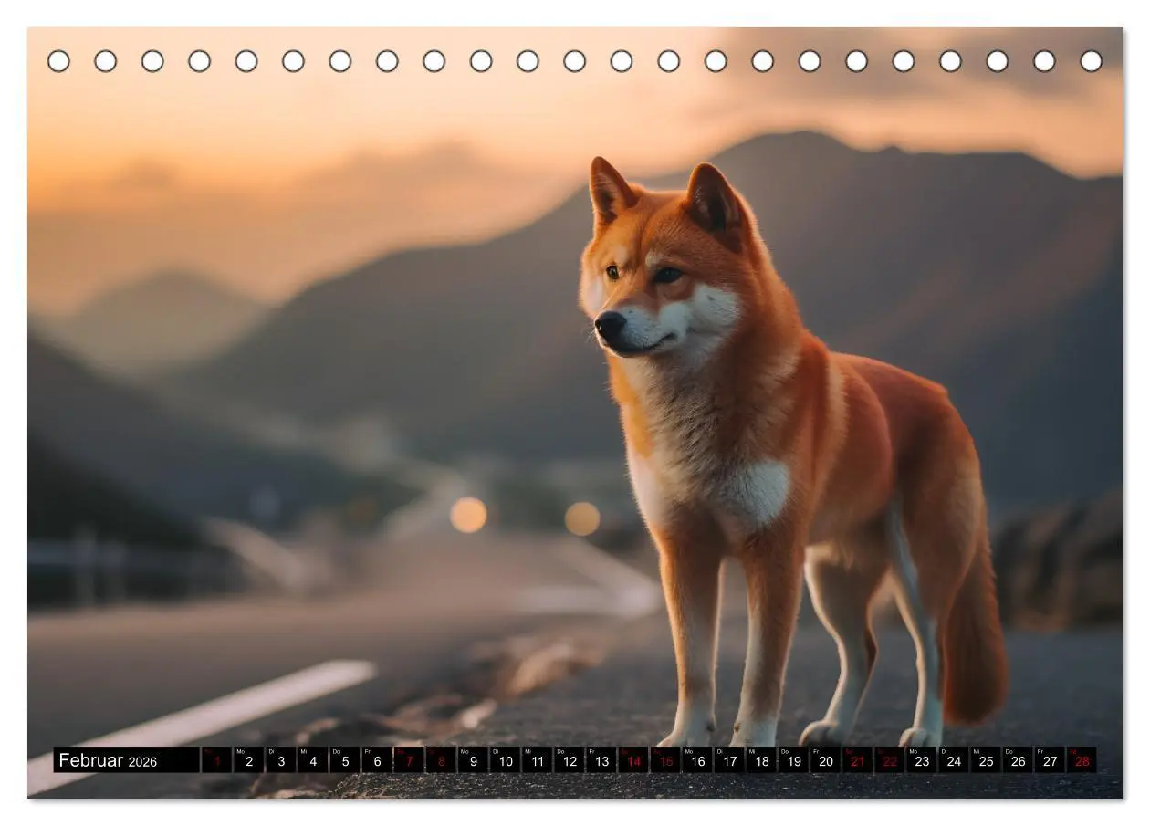 Bild: 9783457490730 | Shiba Inu - Stolz und Anmut (Tischkalender 2026 DIN A5 quer),...