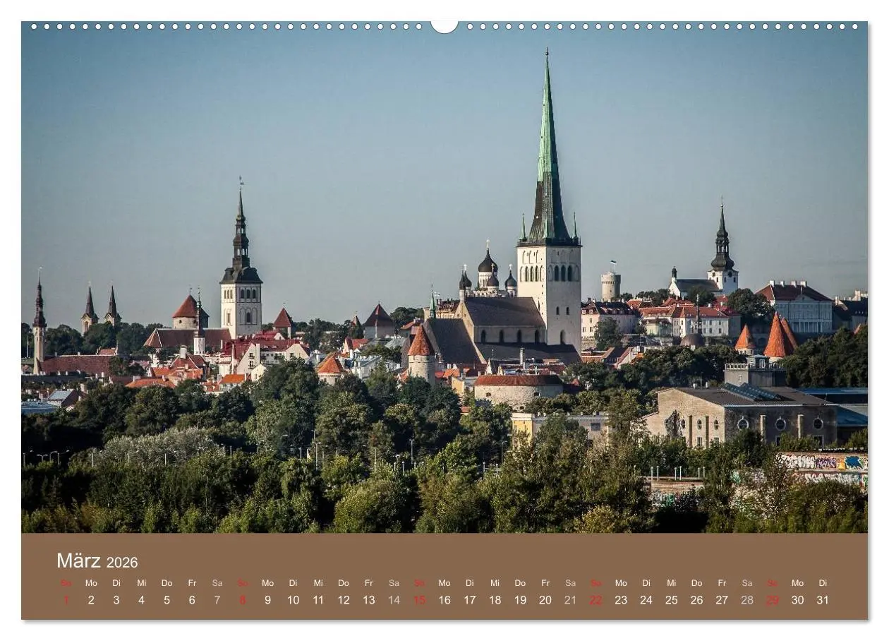Bild: 9783516030730 | Tallinn - Streifzug durch die Altstadt (Wandkalender 2026 DIN A2...