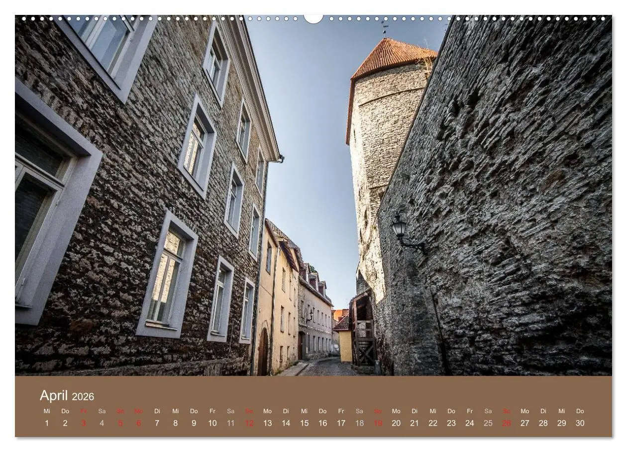 Bild: 9783516030730 | Tallinn - Streifzug durch die Altstadt (Wandkalender 2026 DIN A2...