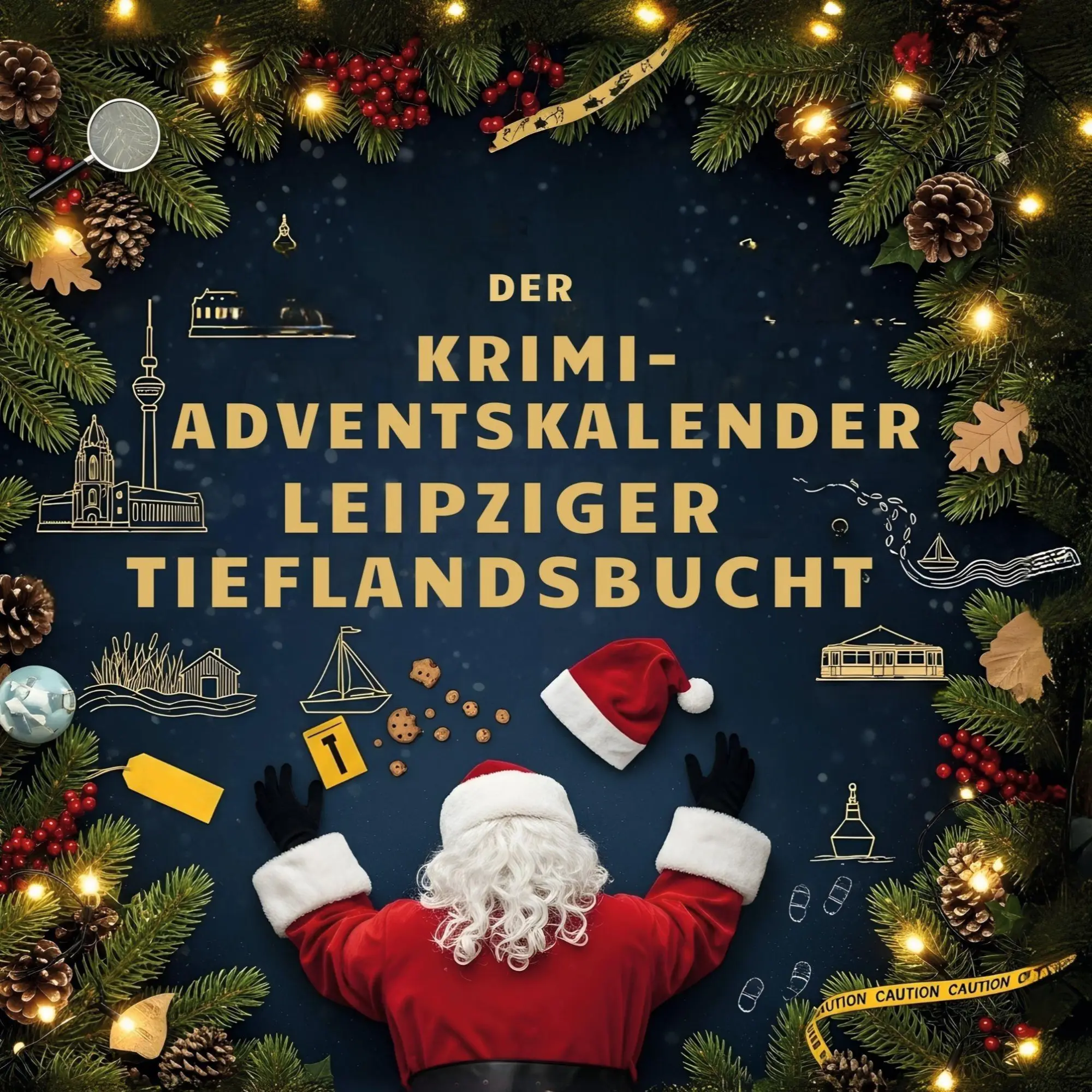 Cover: 9783695300730 | Der Krimi-Adventskalender Leipziger Tieflandsbucht | Hannah Bauer