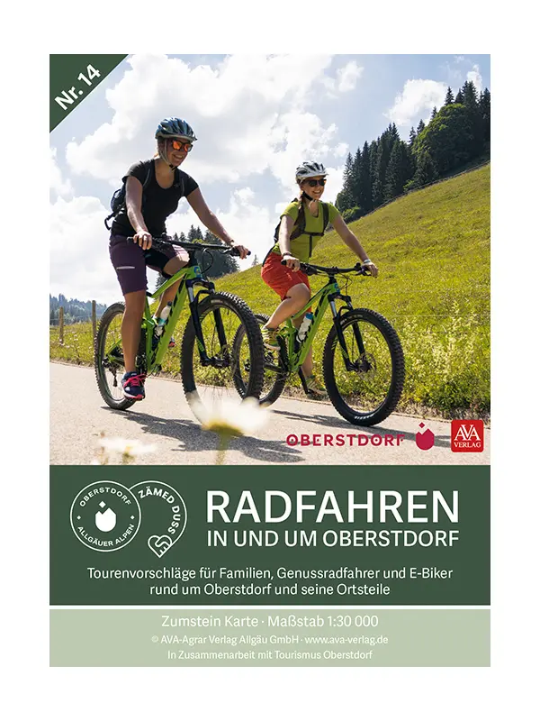 Cover: 9783985160730 | Radfahren in und um Oberstdorf | AVA-Verlag Allgäu GmbH | (Land-)Karte