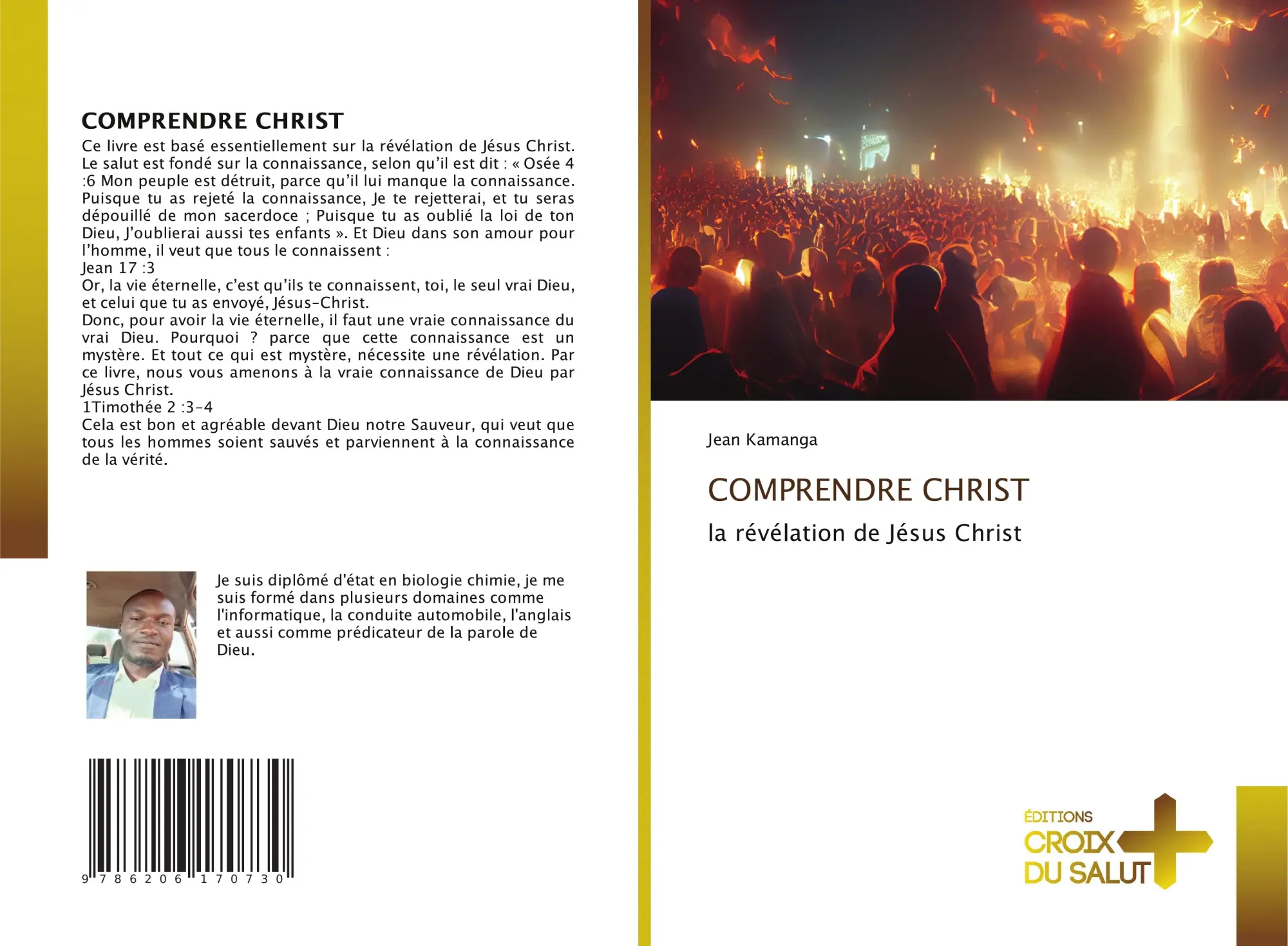 Cover: 9786206170730 | COMPRENDRE CHRIST | la révélation de Jésus Christ | Jean Kamanga