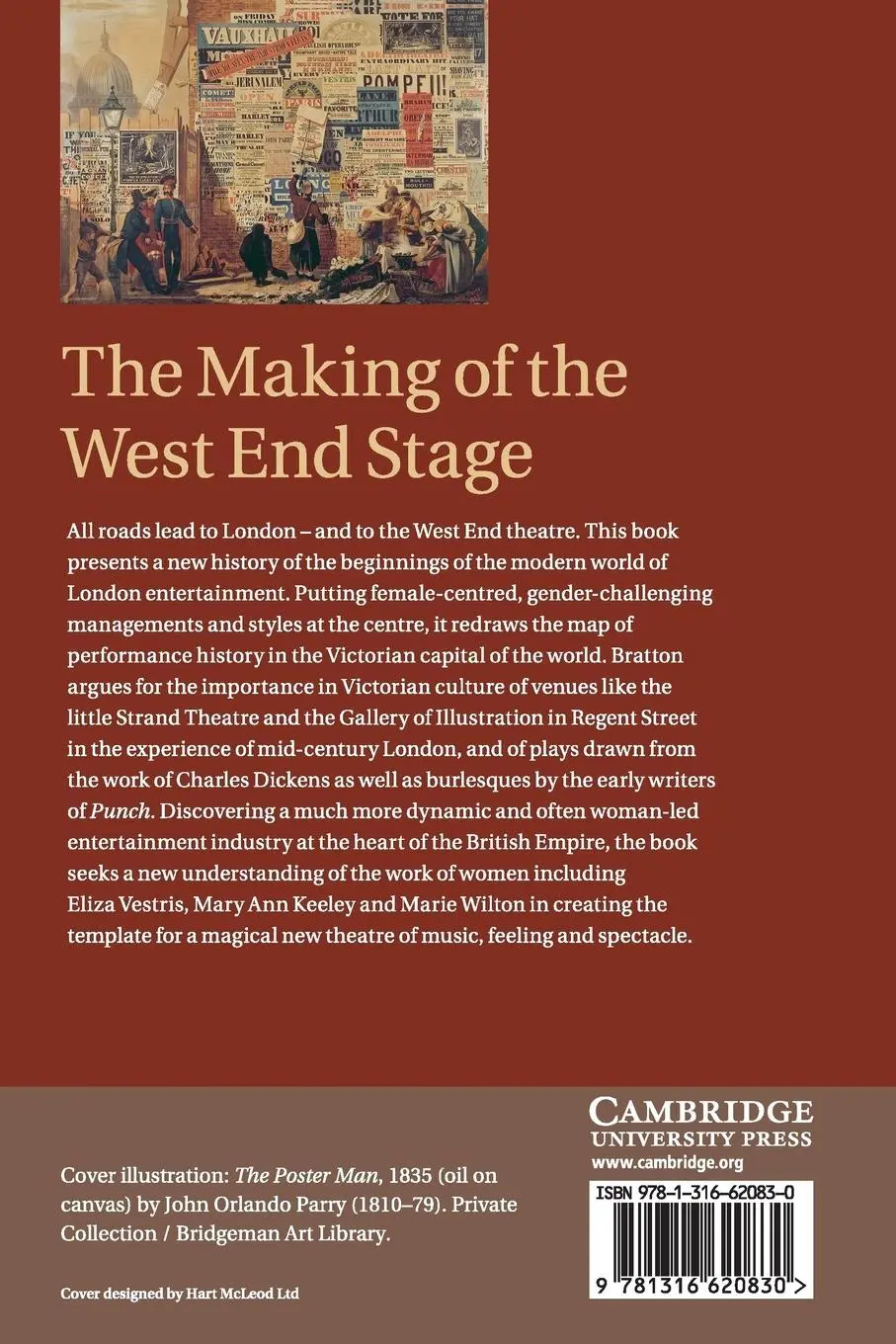 Rückseite: 9781316620830 | The Making of the West End Stage | Jacky Bratton | Taschenbuch | 2016