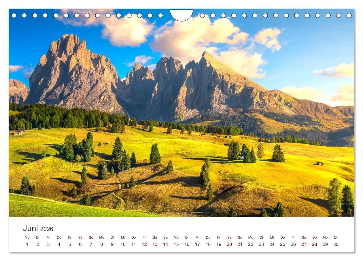 Bild: 9783457550830 | Seiser Alm - Im Herzen der Dolomiten. (Wandkalender 2026 DIN A4...