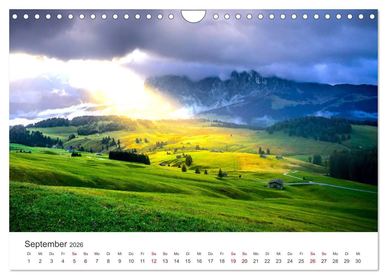 Bild: 9783457550830 | Seiser Alm - Im Herzen der Dolomiten. (Wandkalender 2026 DIN A4...
