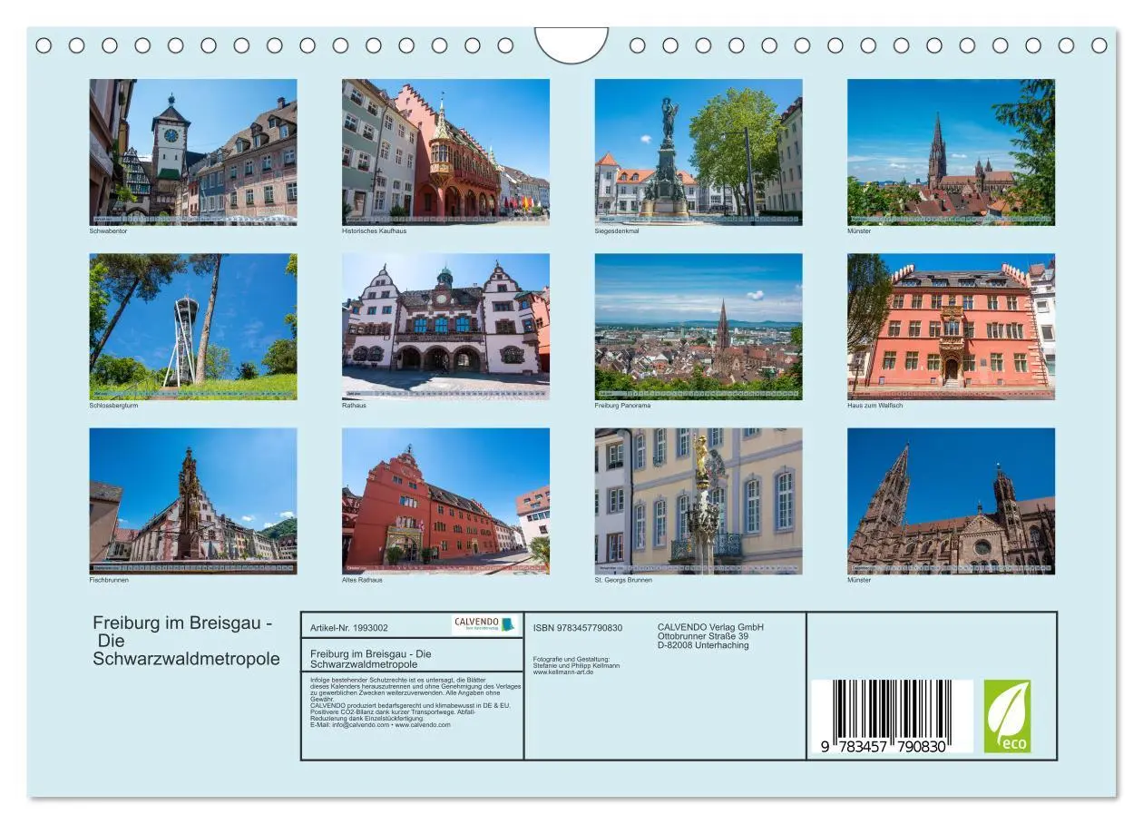 Bild: 9783457790830 | Freiburg im Breisgau - Die Schwarzwaldmetropole (Wandkalender 2026...
