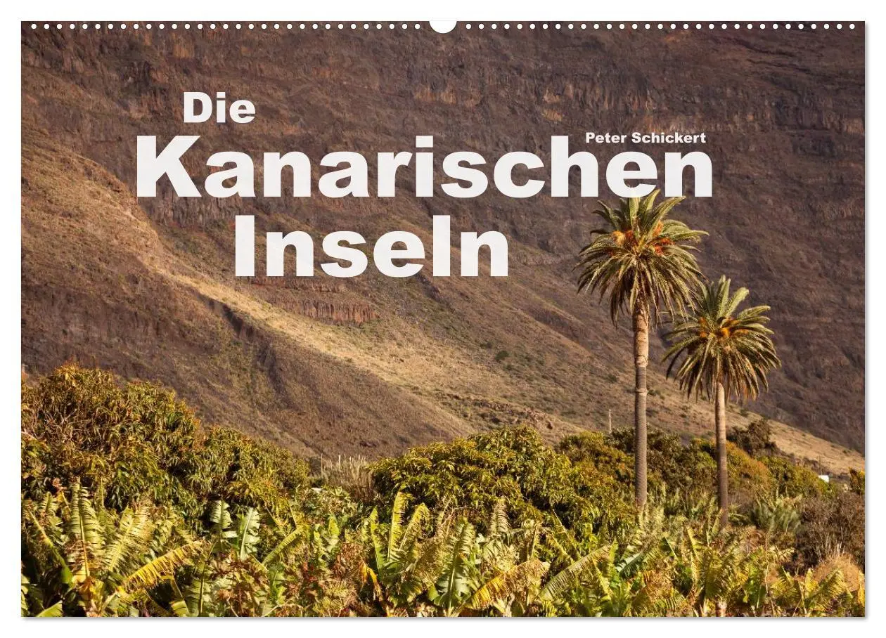 Cover: 9783457860830 | Die Kanarischen Inseln (Wandkalender 2026 DIN A2 quer), CALVENDO...