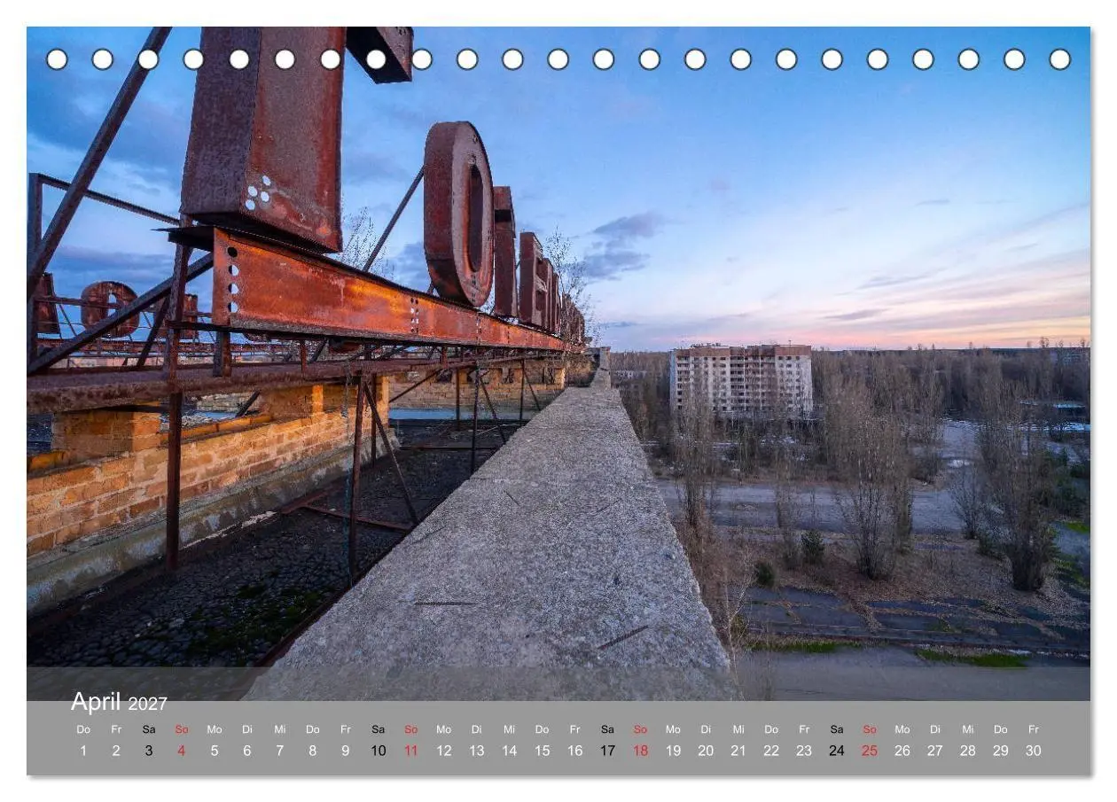 Bild: 9783569590830 | Tschernobyl - In der Sperrzone (Tischkalender 2027 DIN A5 quer),...