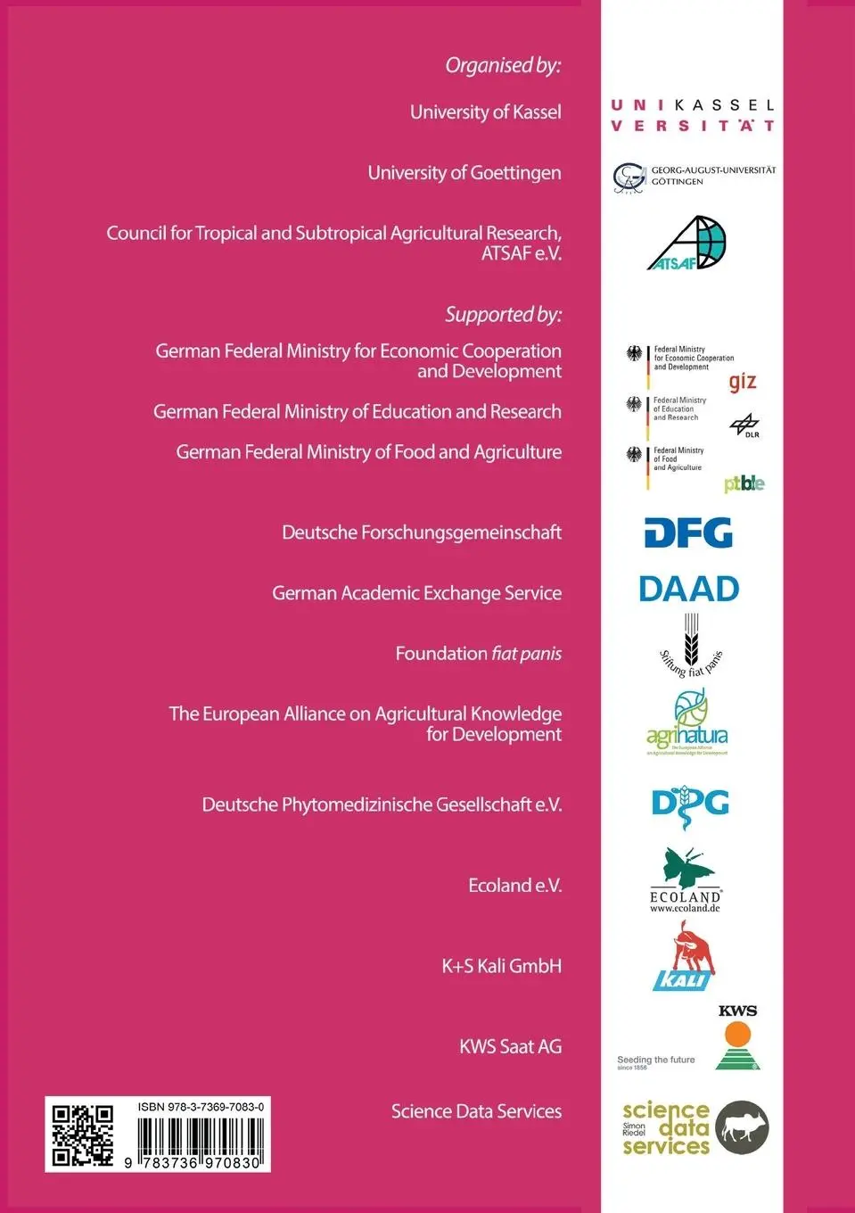 Rückseite: 9783736970830 | Tropentag 2019 - International Research on Food Security, Natural...