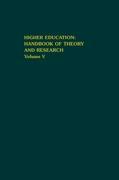 Higher Education: Handbook of Theory and Research  Volume V  J. C. Smart  Buch  HC runder Rücken kaschiert  Englisch  1989 - Smart, J. C.