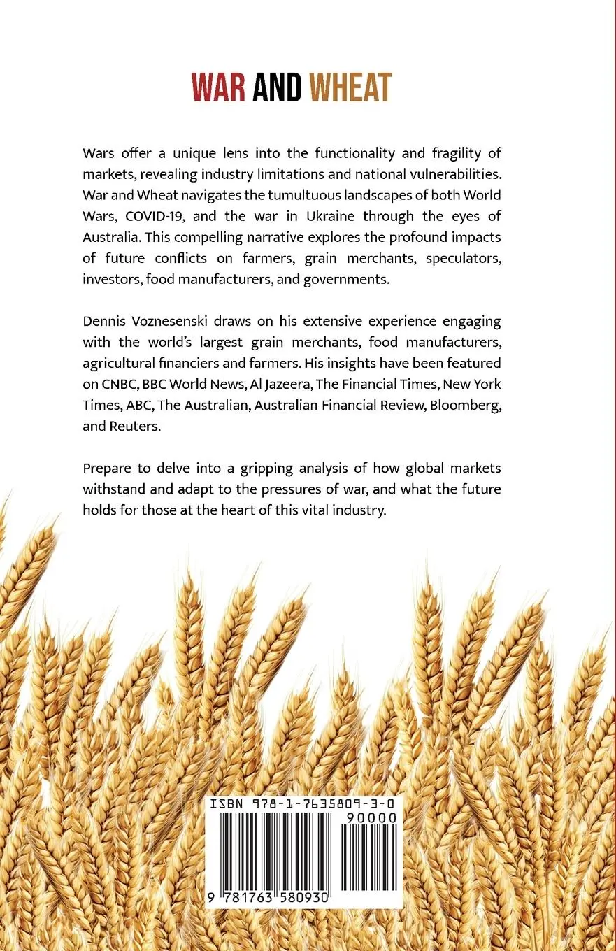 Rückseite: 9781763580930 | War and Wheat | Navigating markets during global conflict | Buch
