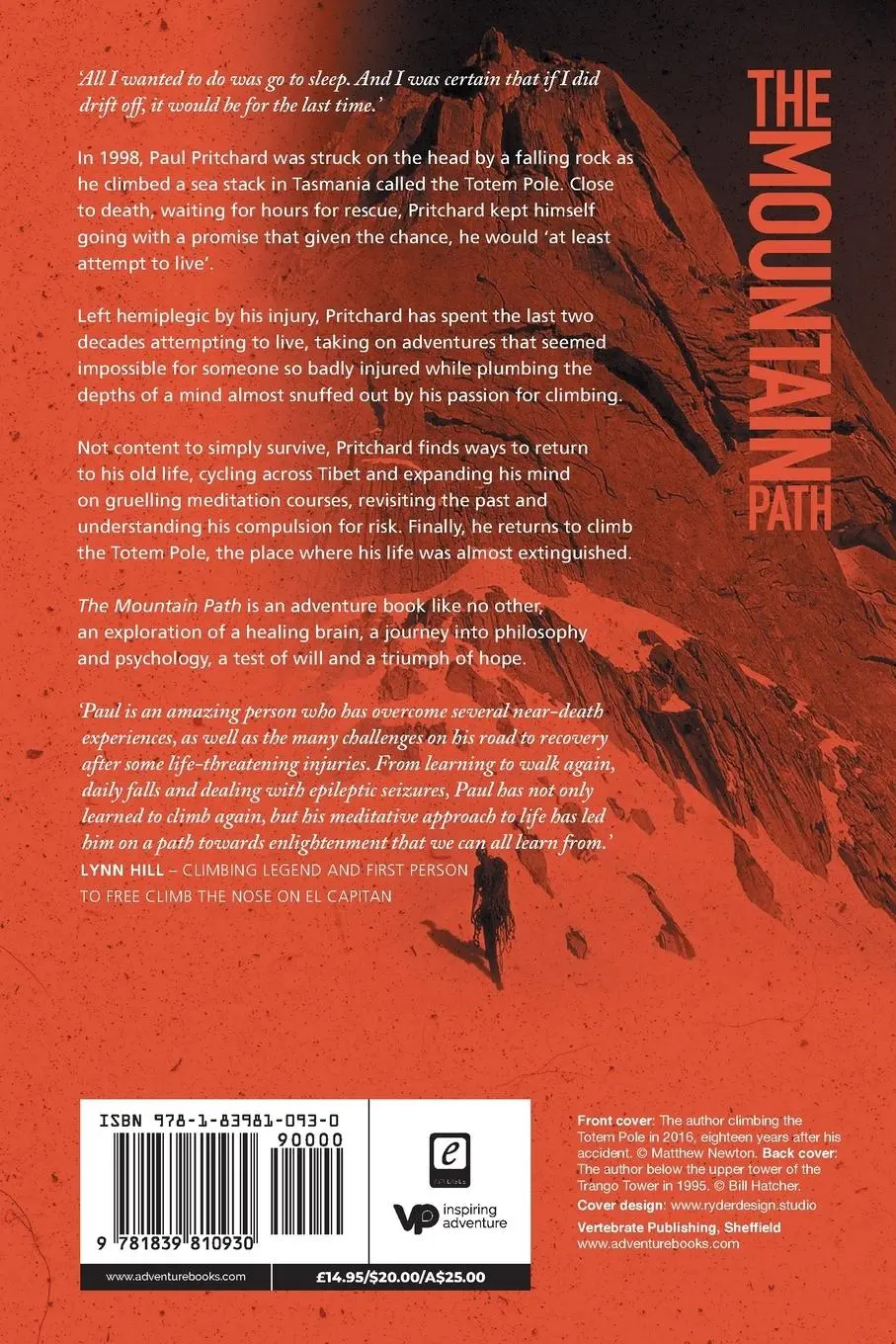 Rückseite: 9781839810930 | The Mountain Path | A climber's journey through life and death | Buch