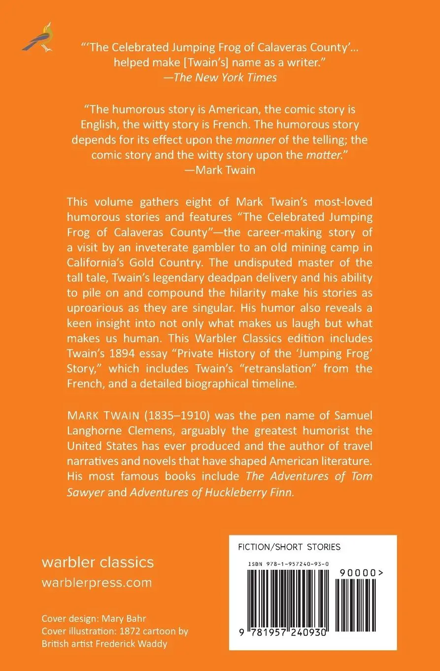 Rückseite: 9781957240930 | The Celebrated Jumping Frog of Calaveras County and Other Humorous...