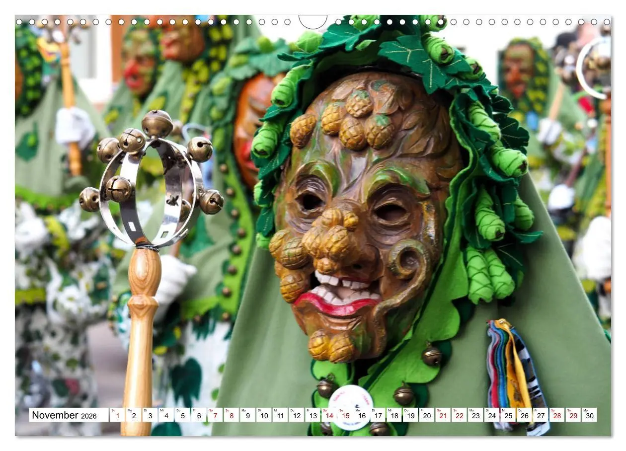Bild: 9783457920930 | Fasnet in Oberschwaben und auf der Alb (Wandkalender 2026 DIN A3...