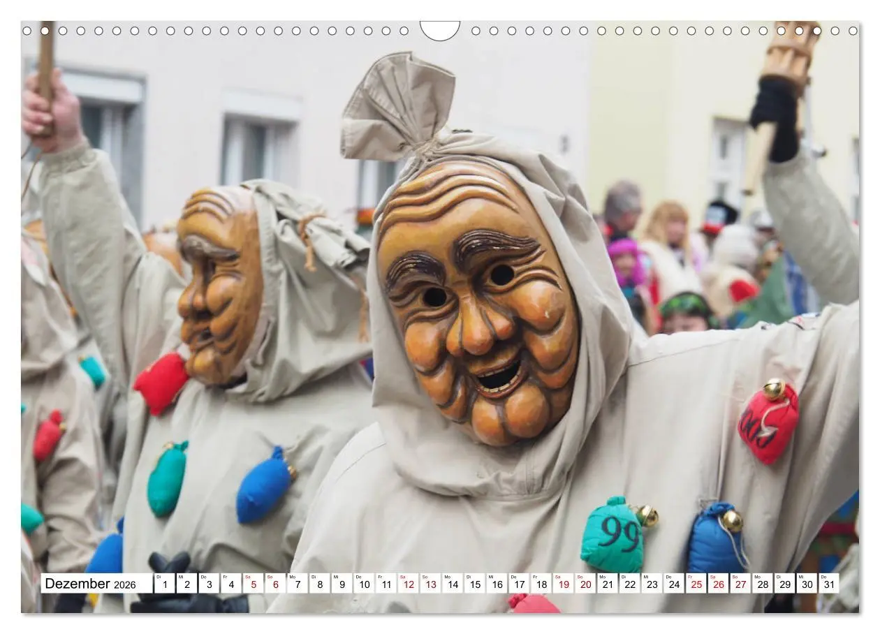 Bild: 9783457920930 | Fasnet in Oberschwaben und auf der Alb (Wandkalender 2026 DIN A3...