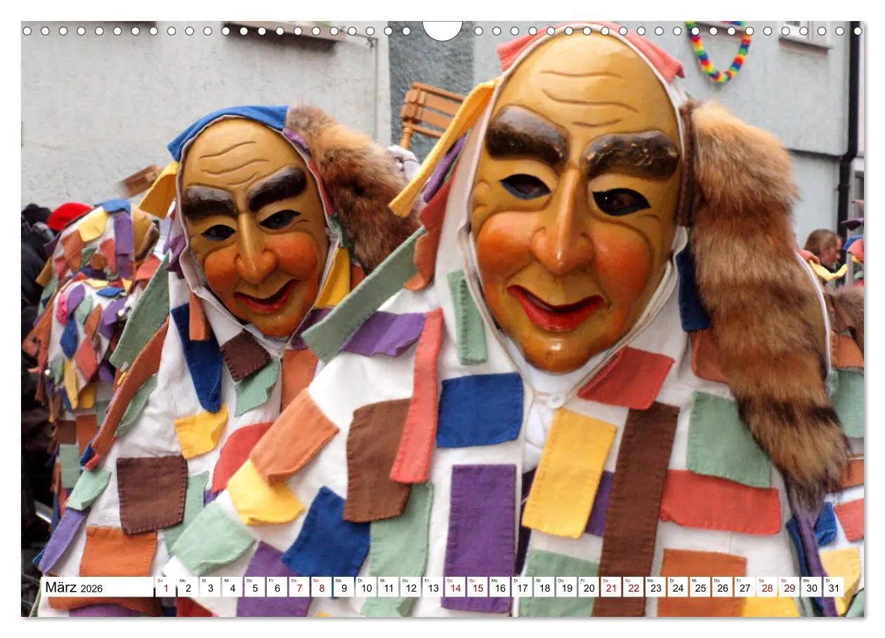 Bild: 9783457920930 | Fasnet in Oberschwaben und auf der Alb (Wandkalender 2026 DIN A3...