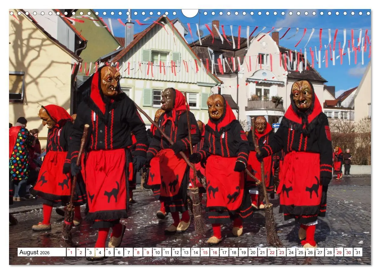 Bild: 9783457920930 | Fasnet in Oberschwaben und auf der Alb (Wandkalender 2026 DIN A3...