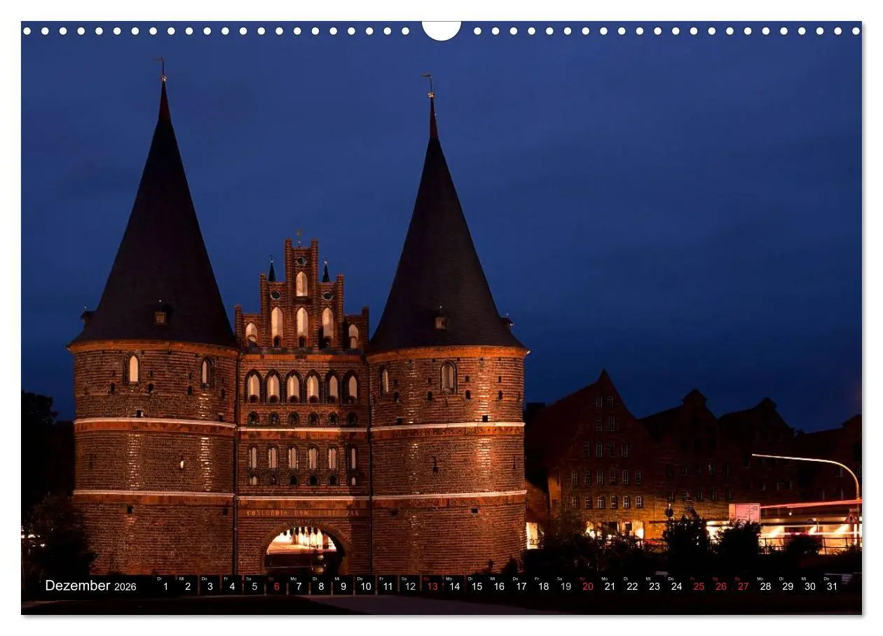 Bild: 9783516010930 | Ostseeperle Lübeck (Wandkalender 2026 DIN A3 quer), CALVENDO...