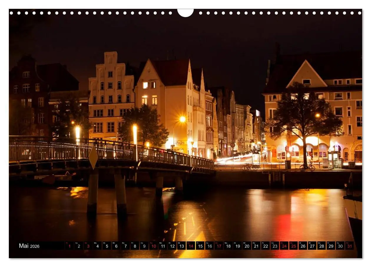Bild: 9783516010930 | Ostseeperle Lübeck (Wandkalender 2026 DIN A3 quer), CALVENDO...