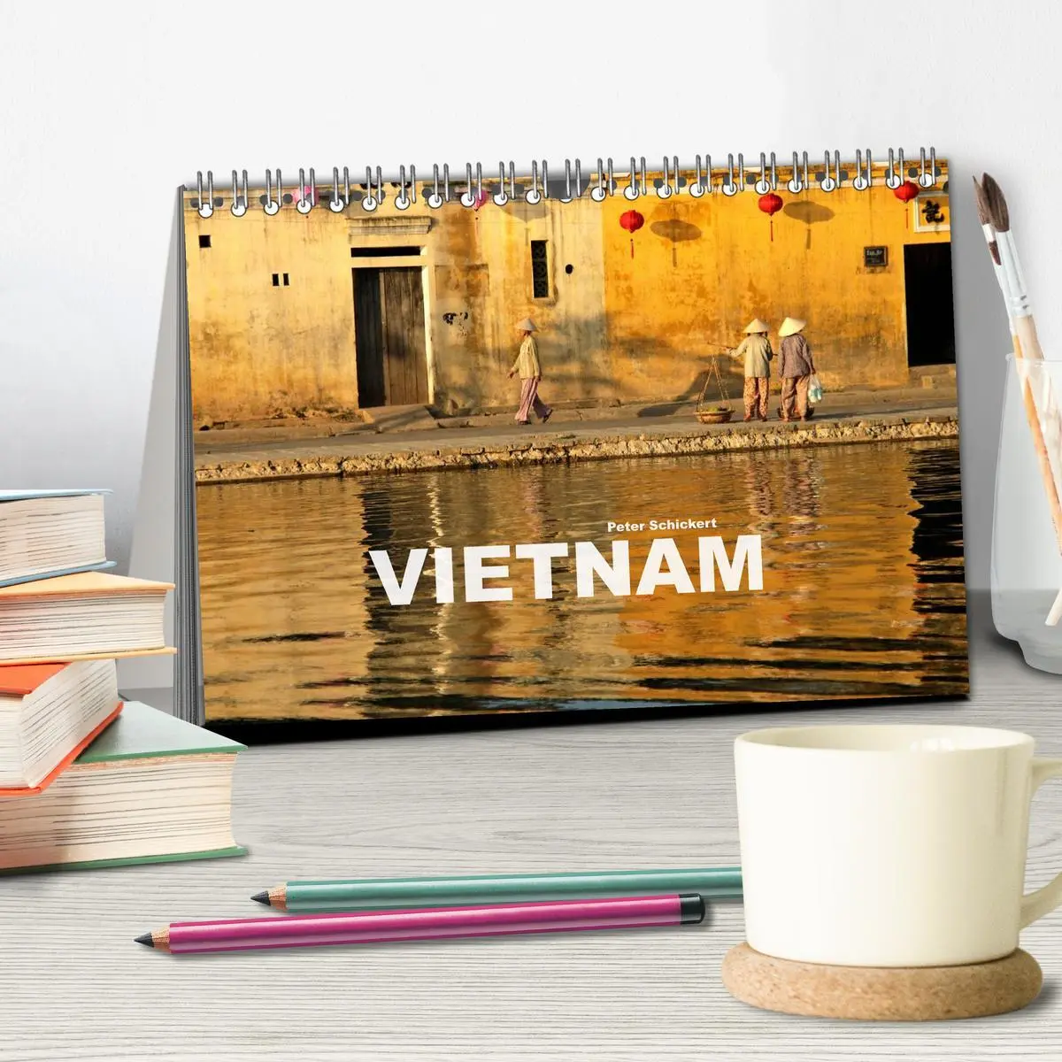Bild: 9783516180930 | Vietnam (Tischkalender 2026 DIN A5 quer), CALVENDO Monatskalender