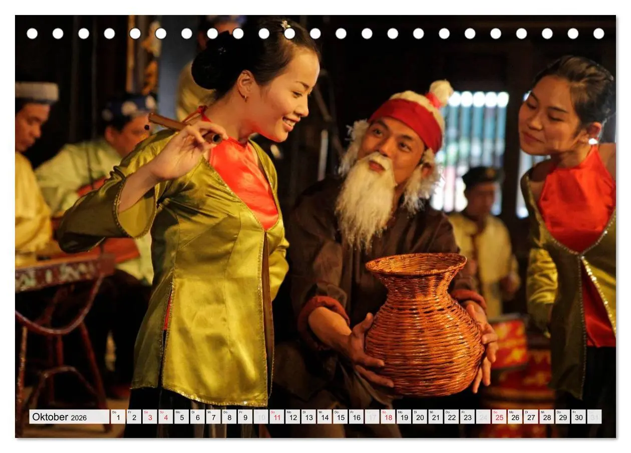 Bild: 9783516180930 | Vietnam (Tischkalender 2026 DIN A5 quer), CALVENDO Monatskalender