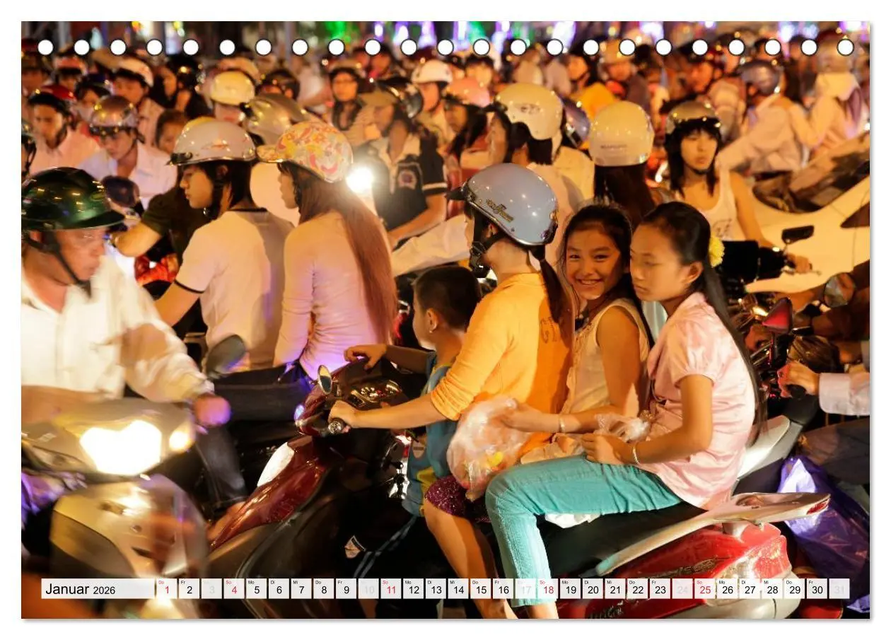 Bild: 9783516180930 | Vietnam (Tischkalender 2026 DIN A5 quer), CALVENDO Monatskalender