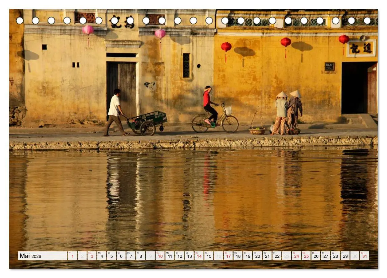 Bild: 9783516180930 | Vietnam (Tischkalender 2026 DIN A5 quer), CALVENDO Monatskalender