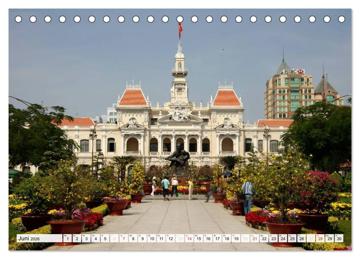 Bild: 9783516180930 | Vietnam (Tischkalender 2026 DIN A5 quer), CALVENDO Monatskalender