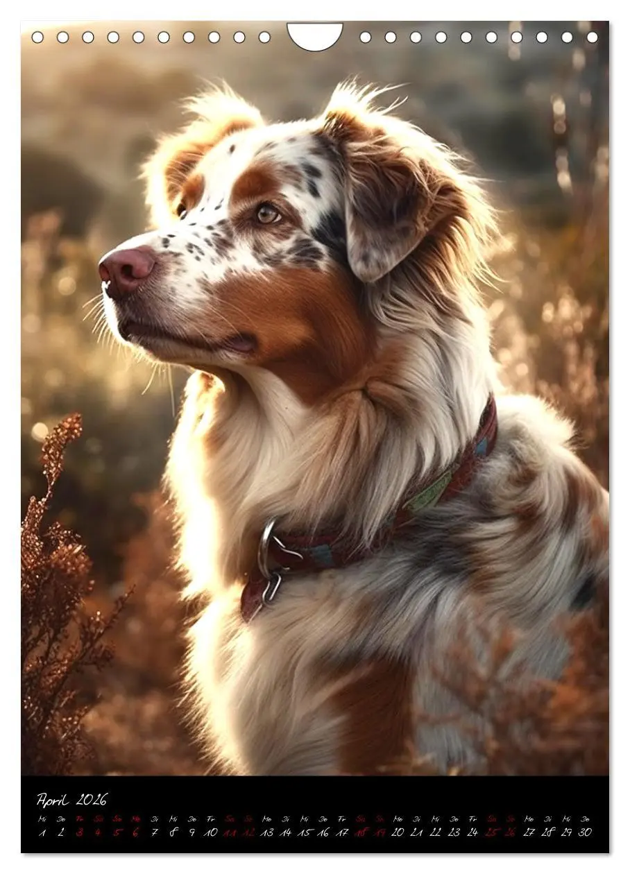 Bild: 9783516320930 | Australian Shepherd (Wandkalender 2026 DIN A4 hoch), CALVENDO...